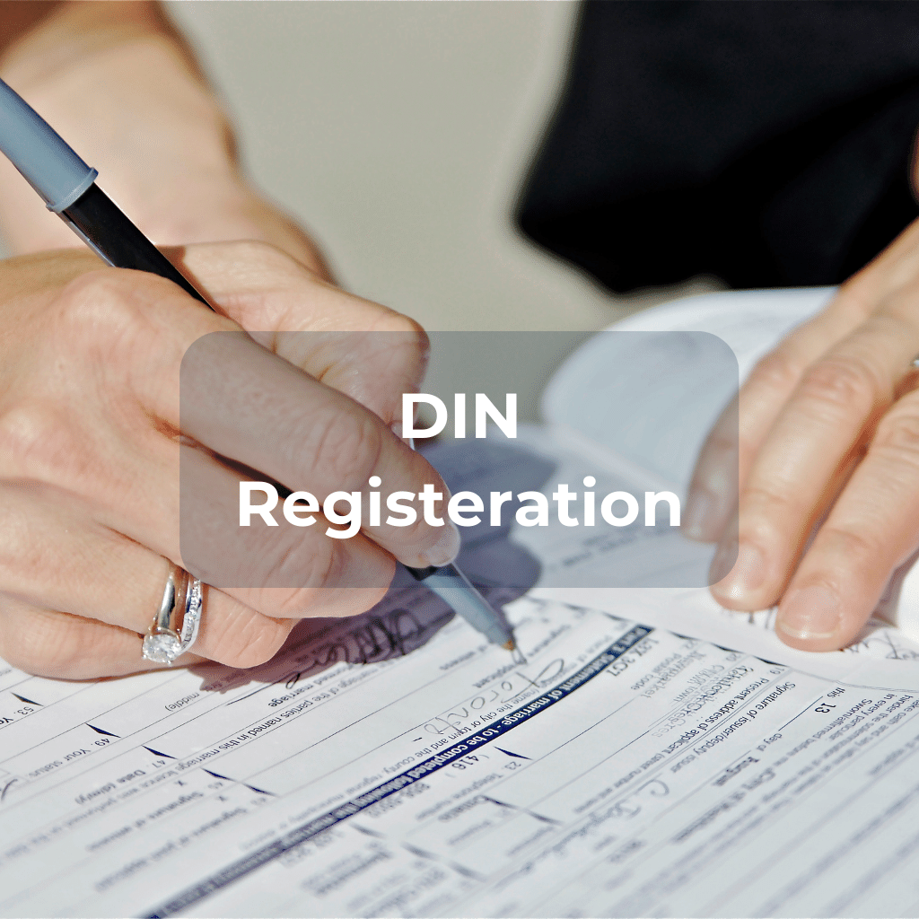 Director Identification Number registration