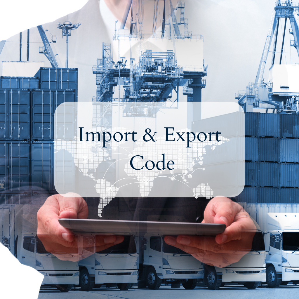 Import and Export Code Registration